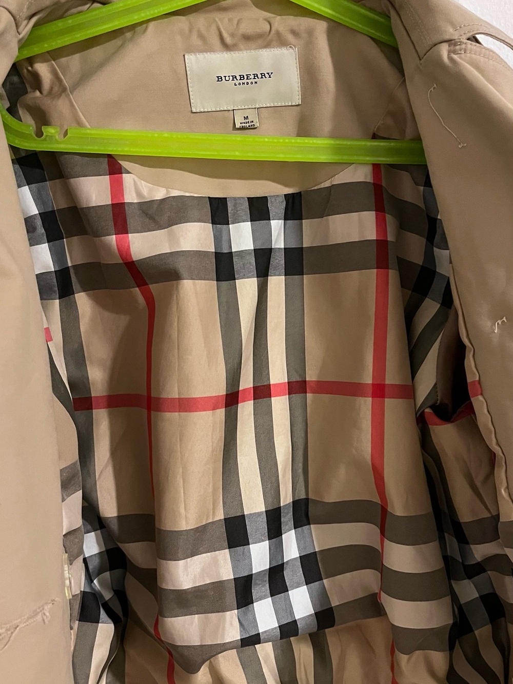 Burberry Cropped Double Breasted 3/4 Sleeve Trench Coat - Picture 6 of 8